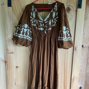 Boho Midi Dress